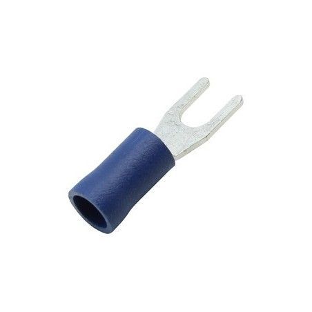 ▷ Terminal Horquilla 3.7 Mm. Azul. - Pack 100 uds