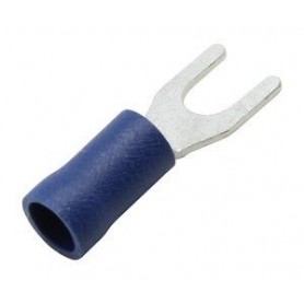 ▷ Terminal Horquilla 4.3 Mm. Azul. - Pack 100 uds