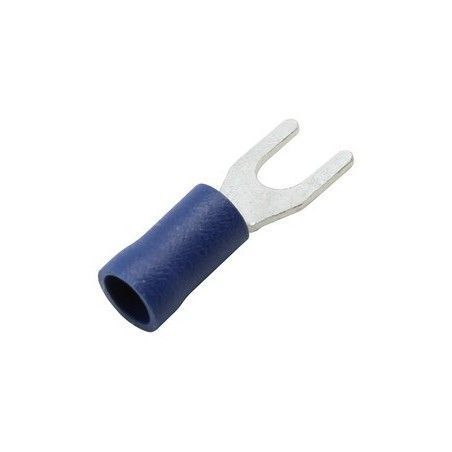 ▷ Terminal Horquilla 4.3 Mm. Azul. - Pack 100 uds