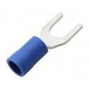 ▷ Terminal Horquilla 5.3 Mm. Azul. - Pack 100 uds