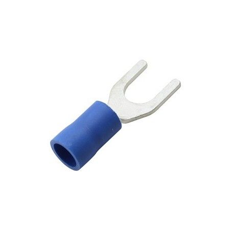 ▷ Terminal Horquilla 5.3 Mm. Azul. - Pack 100 uds
