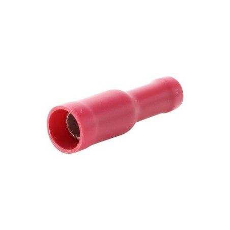 ▷ Terminal Hembra Cilíndrico Aislado Con Vinilo - Pack 100 uds