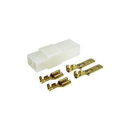 ▷ Caja Conx. 2Vías+2 Faston Hembra B+2 Faston Macho | Ferreidea