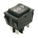 ▷ Interruptor Bipolar (On)-Off-(On).Retorno 0. - Pack 25 uds