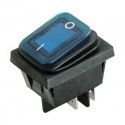 ▷ Interruptor Luminoso Con N T/Azul. Estanco - Pack 10 uds