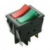 ▷ Interruptor 1T/ Luminoso Roja 1T/ Luminoso Verde Con N - Pack 50 uds