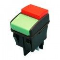 ▷ Interruptor 2 Teclas. Con N T/R T/V.On-Off - Pack 25 uds