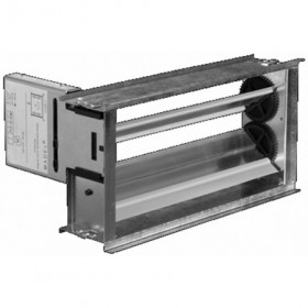 Regulador de caudal para rejas preparado para motorizar MADEL ZP 400x250mm