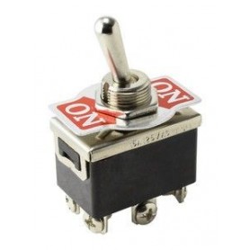 ▷ Conmutador On-On Terminal Faston 6.35 - Pack 10 uds