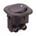 ▷ Interruptor Unipolar 3A/250V Empotra.. Negro - Pack 25 uds