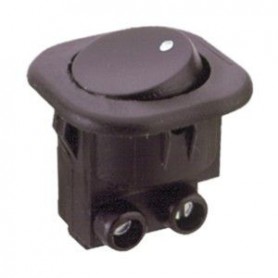 ▷ Interruptor Unipolar 3A/250V Empotra.. Negro - Pack 25 uds