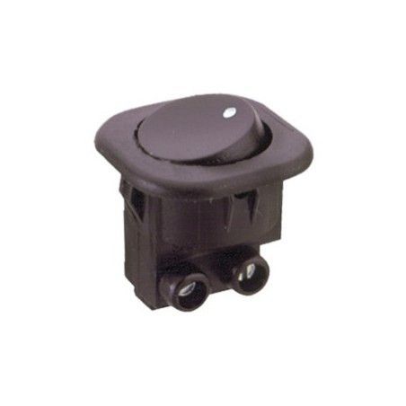 ▷ Interruptor Unipolar 3A/250V Empotra.. Negro - Pack 25 uds