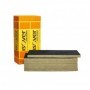 Panel lana de vidrio ISOVER U PROTECT SLAB 4.0 A1 una cara aluminio negro 1.2x0.6m espesor 90mm