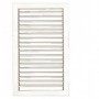 Reja retorno con regulación y aletas fijas a 45º MADEL EMT-AR+SP 500x300mm lacada blanco