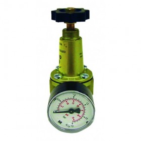 Válvula reductora presión gasóleo regulable con manómetro INPRO 1500L/h 1/2"