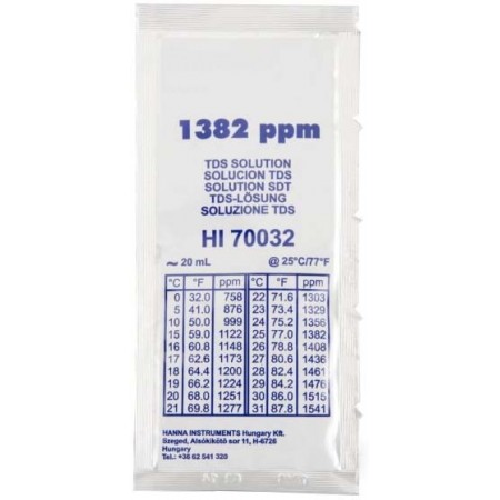 230ml Solución calibración TDS a 1382ppm HANNA HI70032P