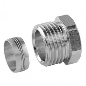 Enlace compresión rosca macho a tubo cobre BAXI  1/2"x15