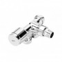 Llave monotubo cromada vertical escuadra izquierda rosca macho base 16 BAXI NT 1/2"