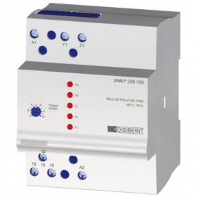 Relé sensor de nivel conductivo SNNY 230V visualización 5 puntos