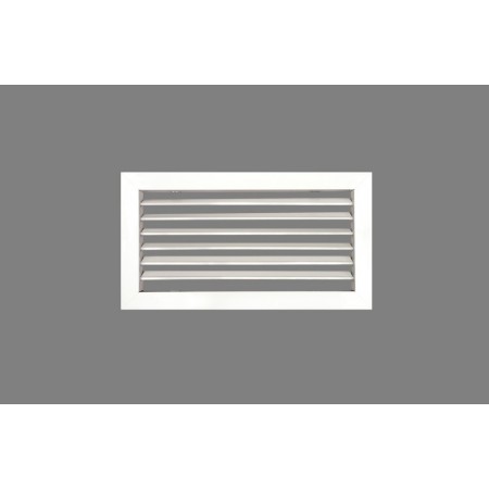 Reja de impulsión simple deflexión MADEL AMT-AN 100x100mm lacada blanco