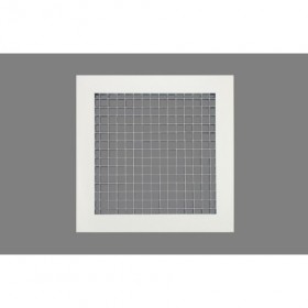 Reja retícula de 13x13mm MADEL RMT-A 800x100mm lacada blanco
