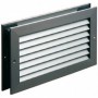 Reja de puerta vertical para transito de aire MADEL TRV-A 400x160mm anodizado plata mate
