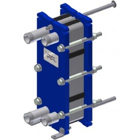 INTERCAMBIADOR M3-FG TI 8 PLACAS TITANIO  ALFA LAVAL. CONEX. 2 TI Y 2 INOX