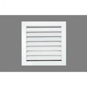 Reja retorno con filtro y portafiltros de aletas fijas a 45º MADEL EMT-FY 800x200mm anodizado plata mate y fijacion clip