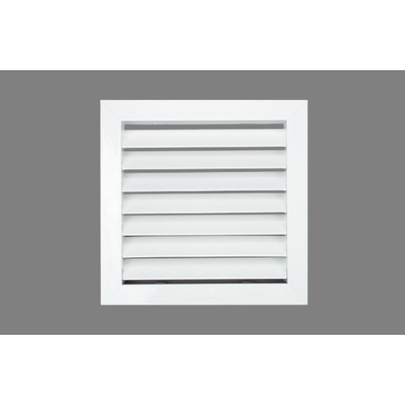 Reja retorno con filtro y portafiltros de aletas fijas a 45º MADEL EMT-FY 800x200mm anodizado plata mate y fijacion clip