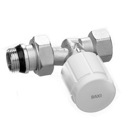 Llave bitubo termostática escuadra rosca macho base 16 BAXI NT 1/2"