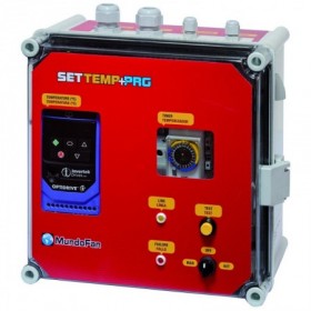 Cuadro control temperatura trifásico/trifásico MUNDOFAN SETTEMP 4kW 9.5A con sonda y programador