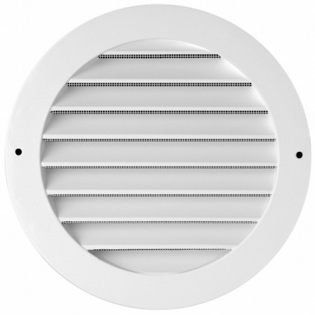 Reja circular de aire exterior MADEL CXT Ø250mm lacada blanco