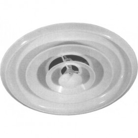 Difusor circular de conos regulables con regulación MADEL DCG+R3G Ø250 lacado gris fijación tornillo oculto