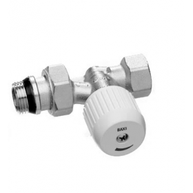 Llave bitubo recta roscar hembra  BAXI SERIE 200 3/8"