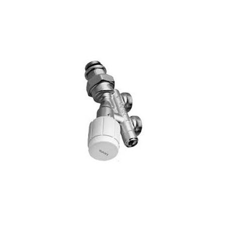 Llave bitubo termostatizable recta rosca macho base 16 BAXI NTB 1/2"
