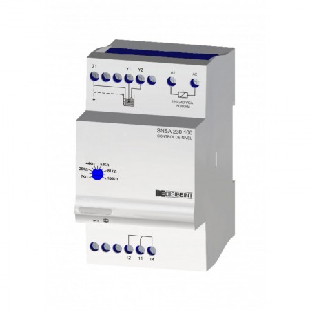 Relé sensor de nivel conductivo SNSA 230V máximo y o mínimo nivel vaciado de depósitos
