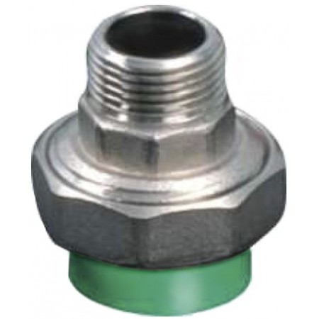 Racor union 3 piezas macho PP-R  ø63mm-2"