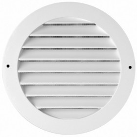 Reja circular de aire exterior MADEL CXT Ø400mm lacada blanco