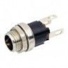 ▷ Base Alimentacion Pin Central 2.5Mm - Pack 50 uds