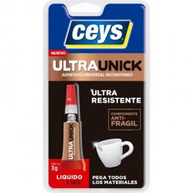Tubo 3g adhesivo líquido instantáneo CEYS ULTRAUNICK