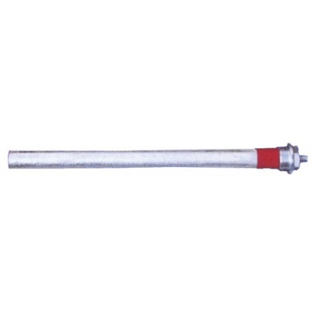 ANODO DE MAGNESIO CON AISLAMIENTO DE 21.3 X 400MM CON TAPON ROSCADO DE  3/4" Y TOMA TESTER M8