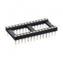 ▷ Zócalo Con I. 28 Contactos Torneados.Paso 7.62 - Pack 17 uds