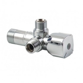Válvula escuadra doble ARCO A-80 twin 1/2"x 3/8"x 3/8"