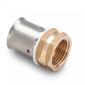 Racor fijo hembra press-fitting ø25x2.5 - 3/4"