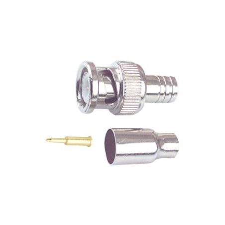 ▷ "Bnc" Macho Conexión Rapida. Cable Rg-6 - Pack 5 uds