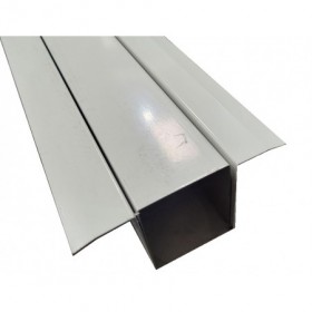 Perfil techo IP50/3 panel fonoabsorbente prelacado RAL9002 longitud 3m