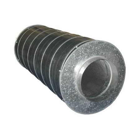 Silenciador circular SIL-C Ø160mm longitud 1200mm
