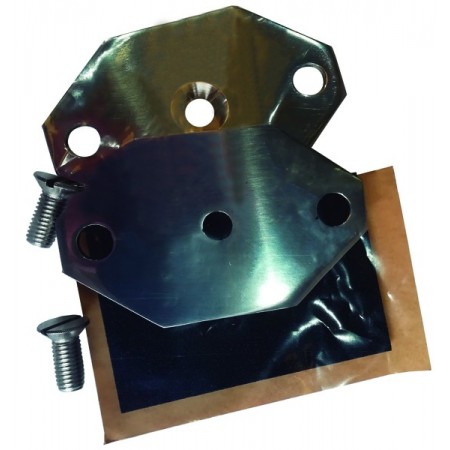 Bolsa 2 uds pletinas inox para antivibrador MCL25 a 125