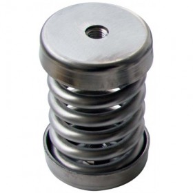 Antivibrador inox muelle MLC-250 sujeción suelo M12 carga máxima 250kg