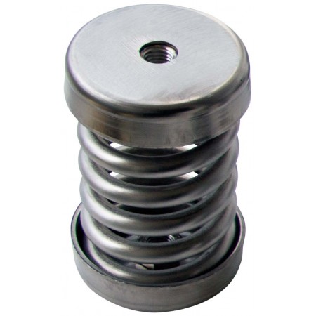 Antivibrador inox muelle MLC-300 sujeción suelo M12 carga máxima 300kg
